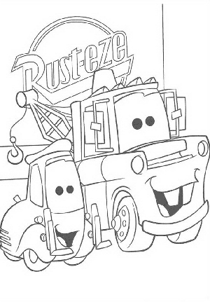 Coloriages de Cars: Martin