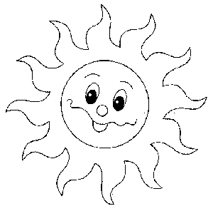 Coloriages d't: soleil