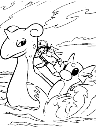 Coloriages enfants: Pokemon
