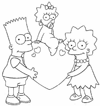 Coloriages Simpson